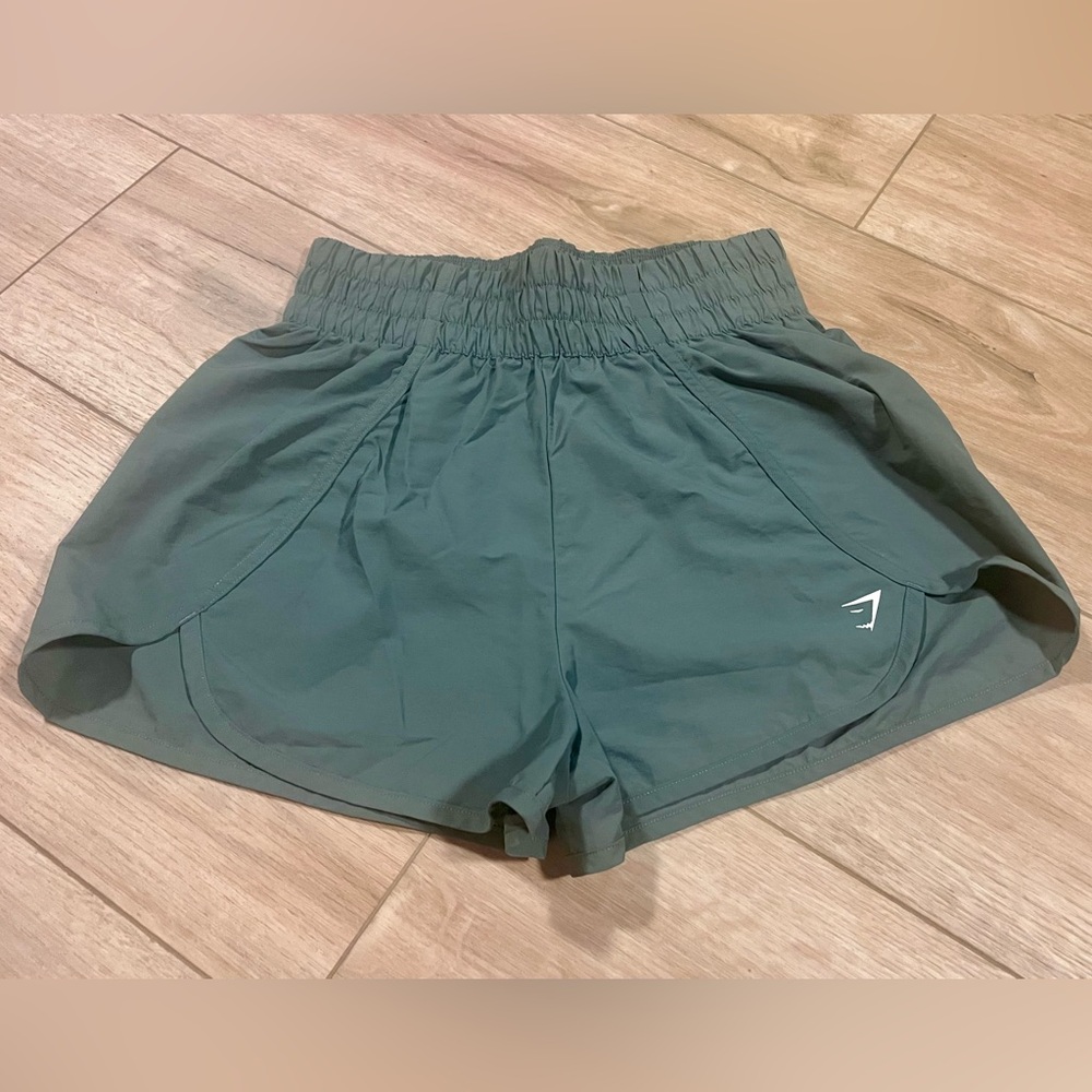 Gymshark Grey Nylon Athletic Shorts - XS
